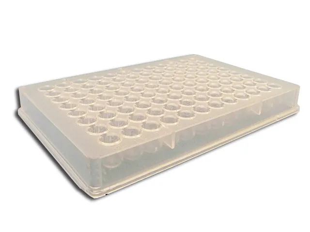 GRADILLA P.E. PARA 96 MICROTUBOS FONDO PLANO Marca KIMA