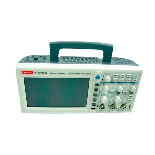 [OS0500] OSCILOSCOPIO 50MHZ 2 CANALES PANTALLA 7 Marca UNI-TREND
