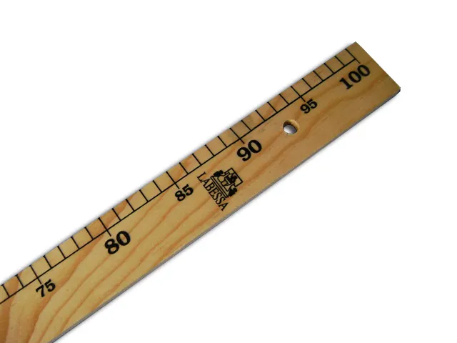 [RE1800-ER120] REGLA DE MADERA DE 1MT Marca LABESSA