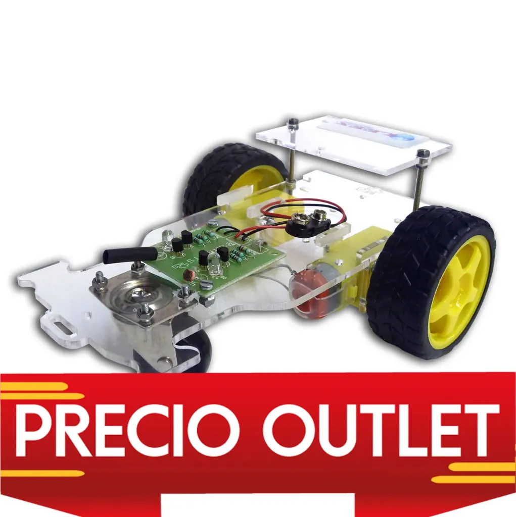 [RO0193] CARRITO SEGUIDOR DE LUZ Marca LEEX