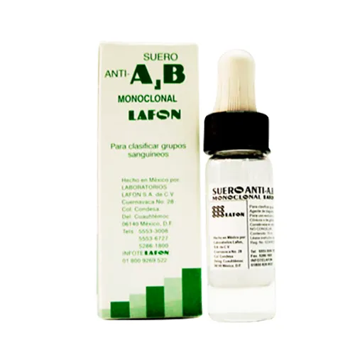 SUERO ANTI AB 10ml MONOCLONAL Marca LAFON