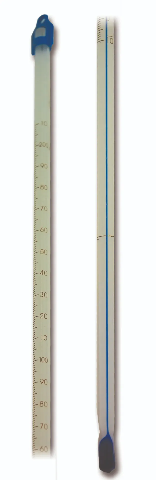 TERMOMETRO -10/260°C (ALCOHOL) AZUL INMERSION PARCIAL Marca BRANNAN