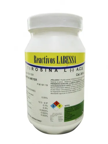TIROSINA L (-) REACTIVO Marca LABESSA  10 Gr