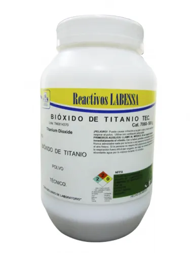 TITANIO BIOXIDO TEC. Marca LABESSA  25 Gr