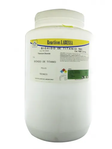 TITANIO BIOXIDO TEC. Marca LABESSA  25 Kg