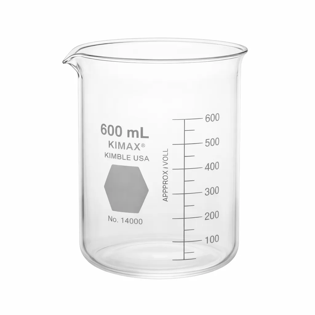 VASO DE PRECIPITADO HEAVY DUTY Marca KIMAX  600 Ml