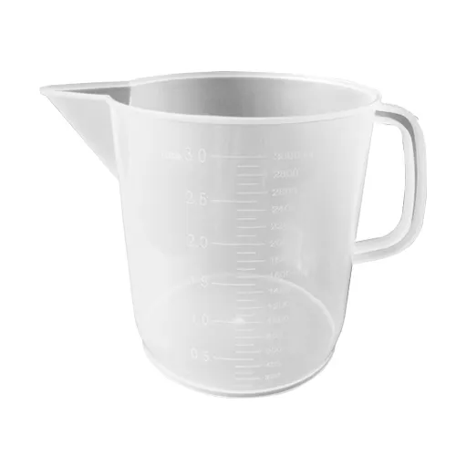 VASO DE PRECIPITADO CON ASA POLIPROPILENO Marca POLYLAB  3000 Ml