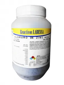[ZI0830] ZINC CLORURO ANH. A.C.S. Marca LABESSA  10 Gr