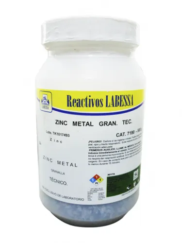 ZINC METAL GRAN. TEC. Marca LABESSA  500 Gr