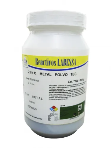 [ZI1095] ZINC METAL POLVO TEC. Marca LABESSA  1 Kg