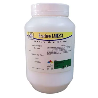 [ZI1305] ZINC OXIDO TEC. POLVO Marca LABESSA  500 Gr