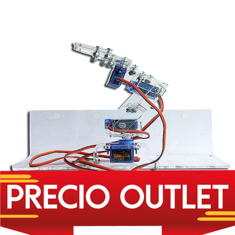 BRAZO ROBOTICO MINI CON SERVOS Marca LEEX
