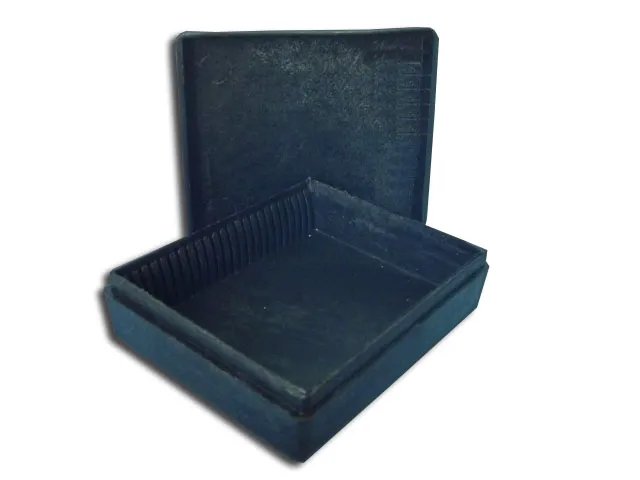 CAJA DE PLASTICO PARA 25 PREPARACIONES MICROSCOPICAS Marca LABESSA