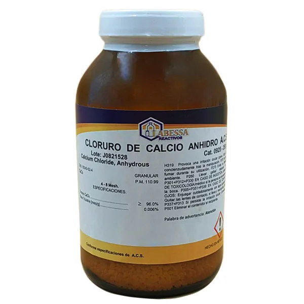 [CA2605] CALCIO CLORURO ANH. ACS 4-8MALLAS Marca LABESSA