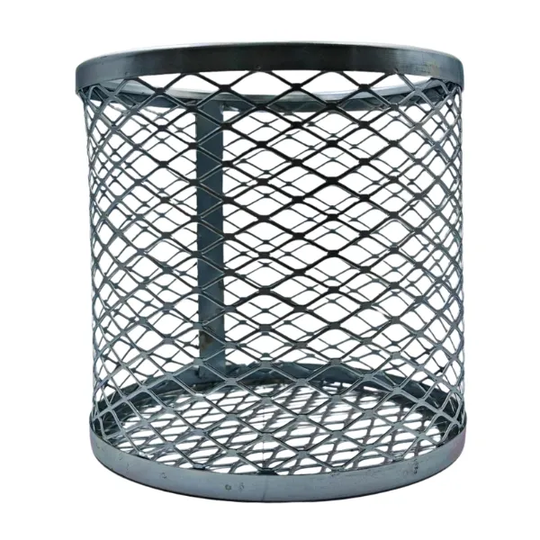 CESTO DE METAL GALVANIZADO 15X15CM REDONDO Marca LABESSA