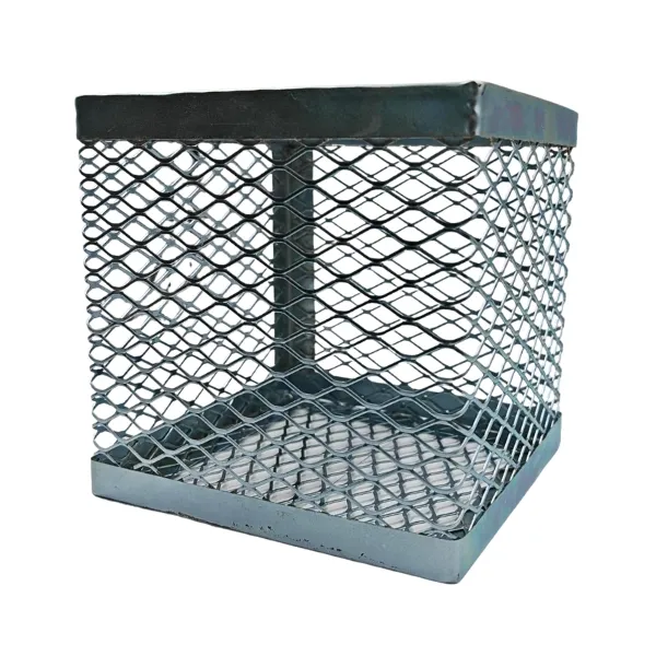 CESTO DE METAL GALVANIZADO 25X25X25CM Marca LABESSA