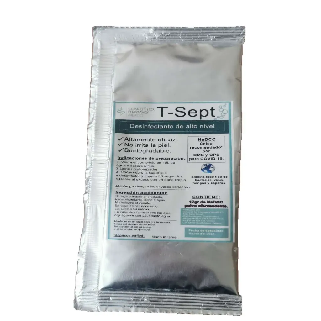 [DE1800] DESINFECTANTE PARA 10 LITROS Marca T-Sept