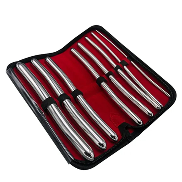 Dilatadores Hegar juego de 8 acero inoxidable Marca HERGOM