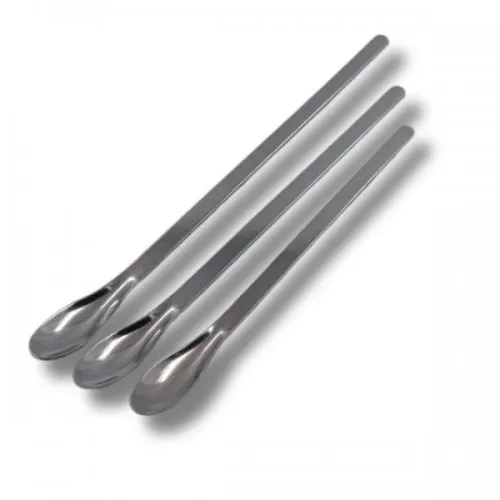 [ES5590] ESPATULA CUCHARA PUNTA REDONDA ACERO INOX. Marca LEEX