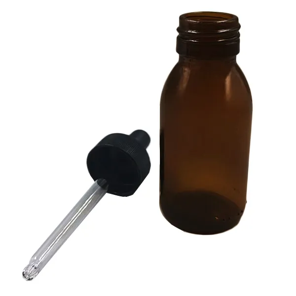 [FR0410] FRASCO GOTERO AMBAR Marca VARIOS