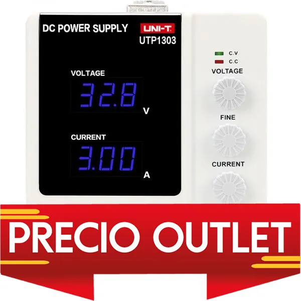 FUENTE DE PODER 0-32 VOLTS 0-3 AMPERES Marca UNI-TREND