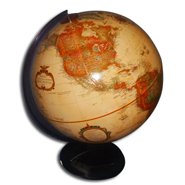 Globo terráqueo base de plástico Marca GLOBE