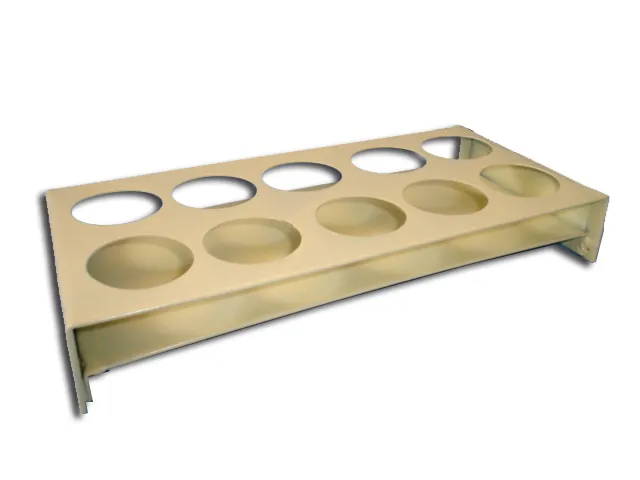 [GR1350] GRADILLA METALICA PARA 10 VASOS DE TINCION Marca LABESSA