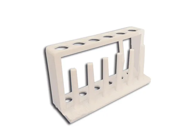 [GR1353A] GRADILLA PLASTICO PARA 6 TUBOS HASTA Marca IMPORT EQ