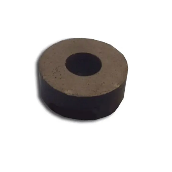 Iman redondo con perforacion 1.7x.7x.6 cm (ferrita) 1000 gauss Marca LEEX