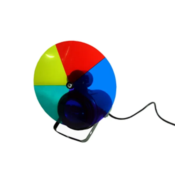 [LA4500] Lampara con disco multicolor giratorio Marca STROBE
