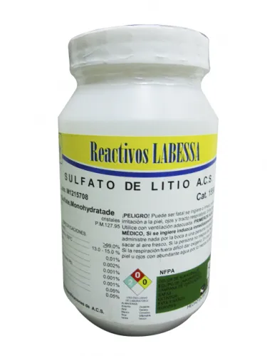 [LI0940] LITIO SULFATO CRISTAL A.C.S Marca LABESSA