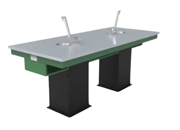 Mesa central 2.40x1.00x.90mt acero inoxidable (t.304) Marca LABESSA