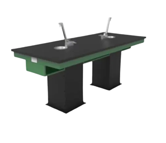 MESA CENTRAL CUBIERTA CON TRIPLAY 2.40X1.00X.90MT Marca LABESSA