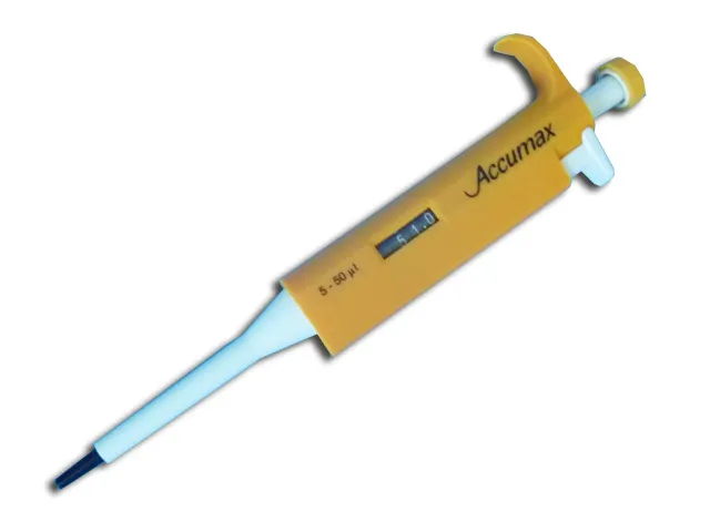 [MI0319] MICROPIPETA 5-50ul VOLUMEN VARIABLE Marca ACCUMAX