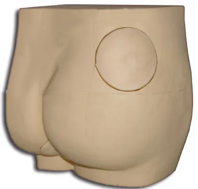 MODELO DE INYECCION EN GLUTEO (SIMULADOR) Marca LEEX