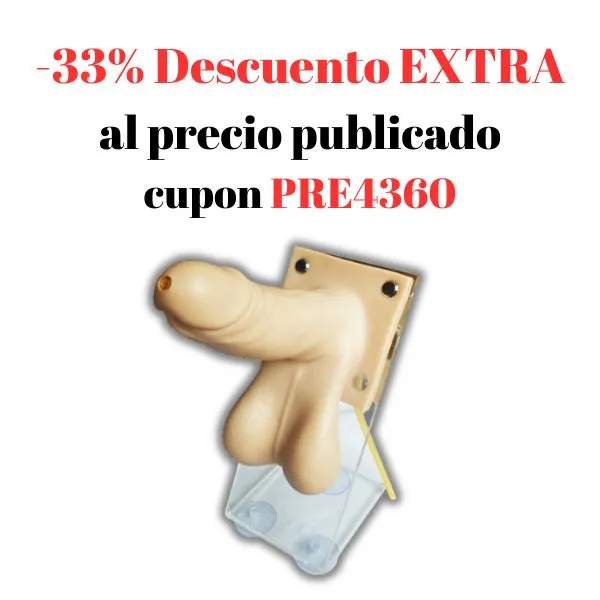 [MO4360LX] MODELO DE PENE PARA COLOCACION DE PRESERVATIVO CON BASE Marca LEEX