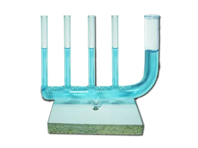 [MO7550-EM414] MODELO DE VIDRIO TUBOS CAPILARES CON BASE DE MADERA Marca LABESSA