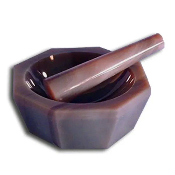 MORTERO DE AGATA CON PISTILO DE DIAMETRO Marca CRM GLOBE