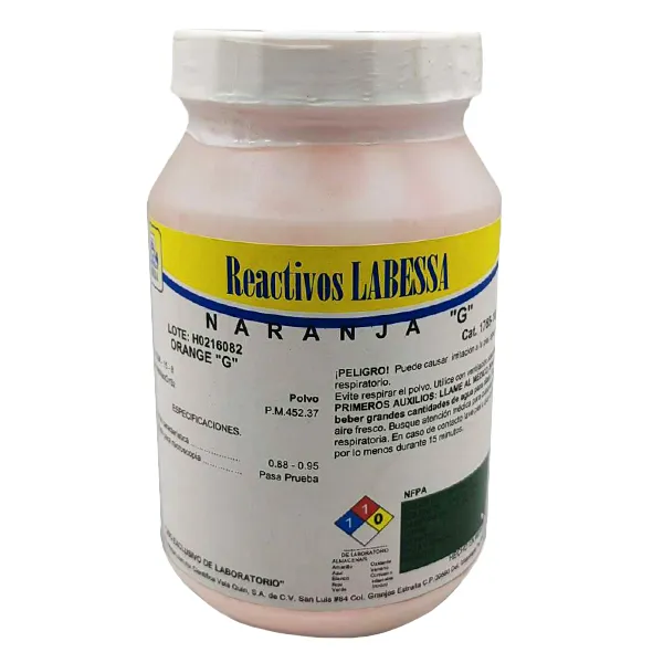[NA0251] NARANJA "G" I.C.16230 COLORANTE Marca LABESSA
