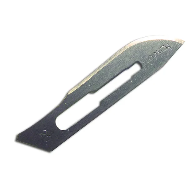 Navaja para bisturi No. 20 alto carbon caja con Marca MERCY