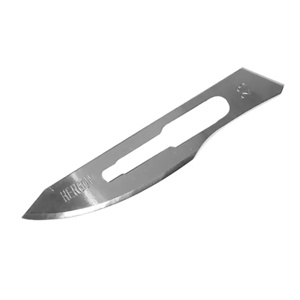 Navaja para bisturi No. 23 acero inoxidable caja con Marca MERCY