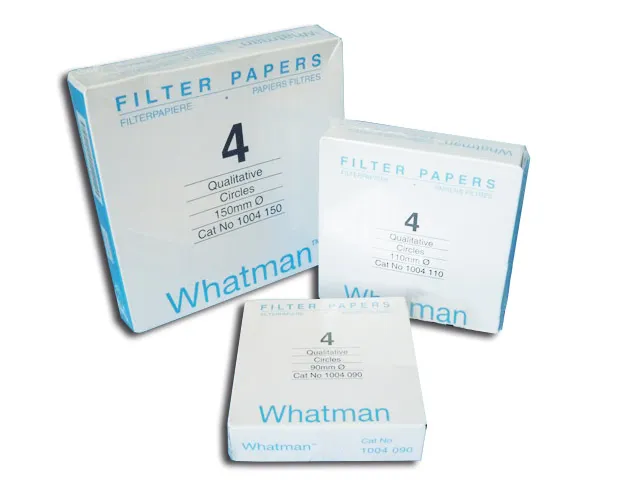 [PA1250-1004110] PAPEL FILTRO #4 DE 11 CM Marca WHATMAN