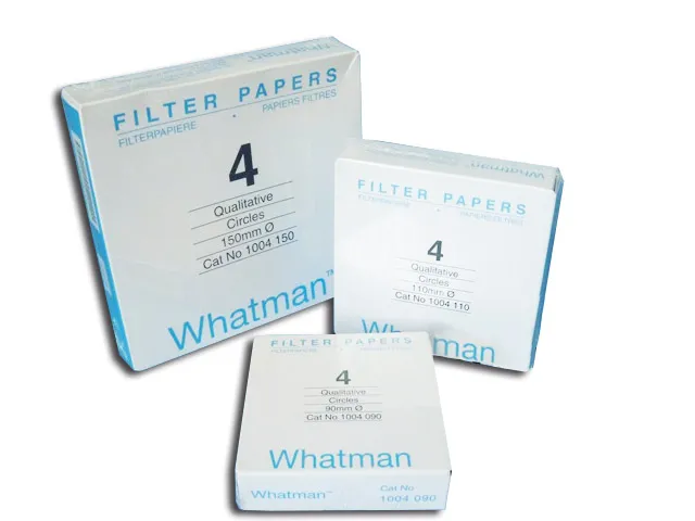 [PA1260-1004125] PAPEL FILTRO #4 DE 12.5 CM Marca WHATMAN