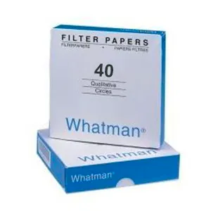 PAPEL FILTRO #40 DE 15 CM C/100 Marca WHATMAN