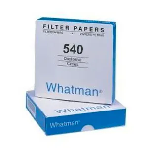 PAPEL FILTRO #540 DE 9 CM Marca WHATMAN