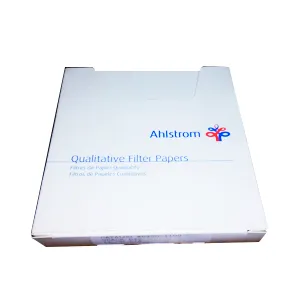 PAPEL FILTRO CUALITATIVO #4 DE 11 CM Marca AHLSTROM