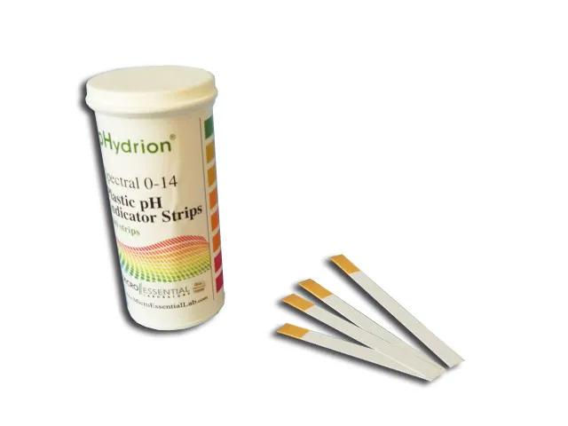 [PA3610] PAPEL PH 0-14 VIAL CON 100 TIRAS Marca HYDRION