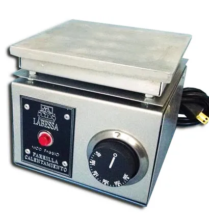 PARRILLA (CALENTAMIENTO) CON TERMOSTATO Marca LABESSA