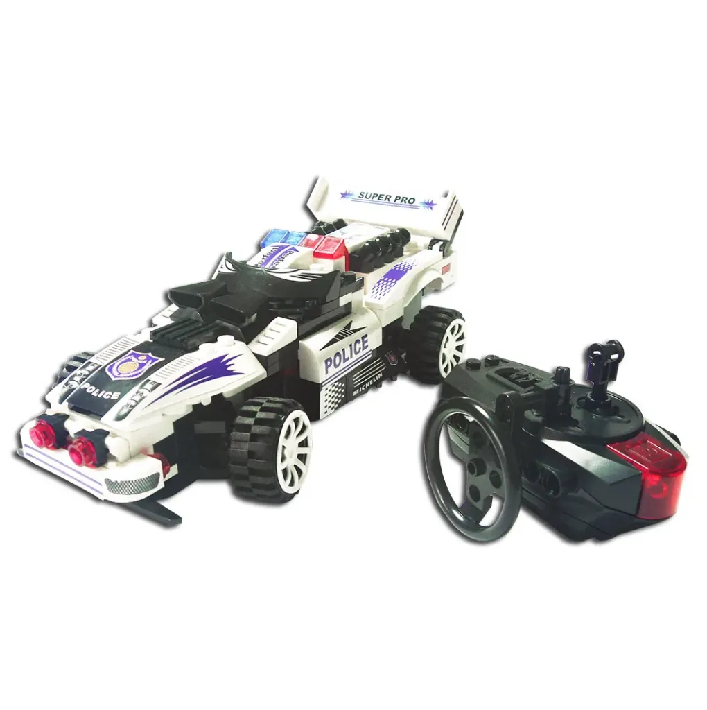 [RO0226] PATRULLA PARA ARMAR TIPO LEGO CON CONTROL REMOTO Marca LEEX