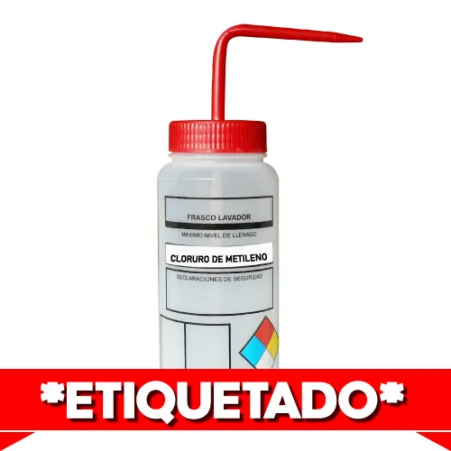 [PI0663] PICETA DE SEGURIDAD PARA CLORURO DE METILENO POLIETILENO Marca HUPAC